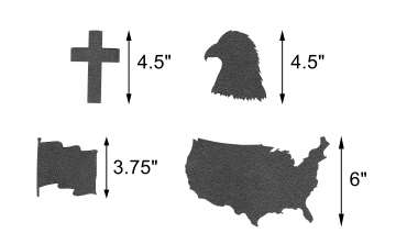 Tracing Template Set Faith, Family, and Country 4pc